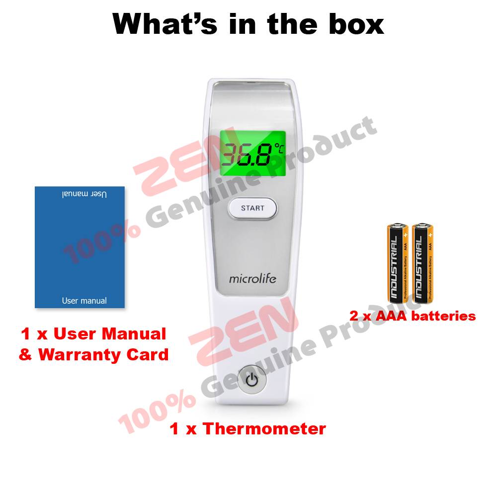 Zen Pharmacy Microlife Non Contact Infrared Forehead Thermometer FR1 MF1